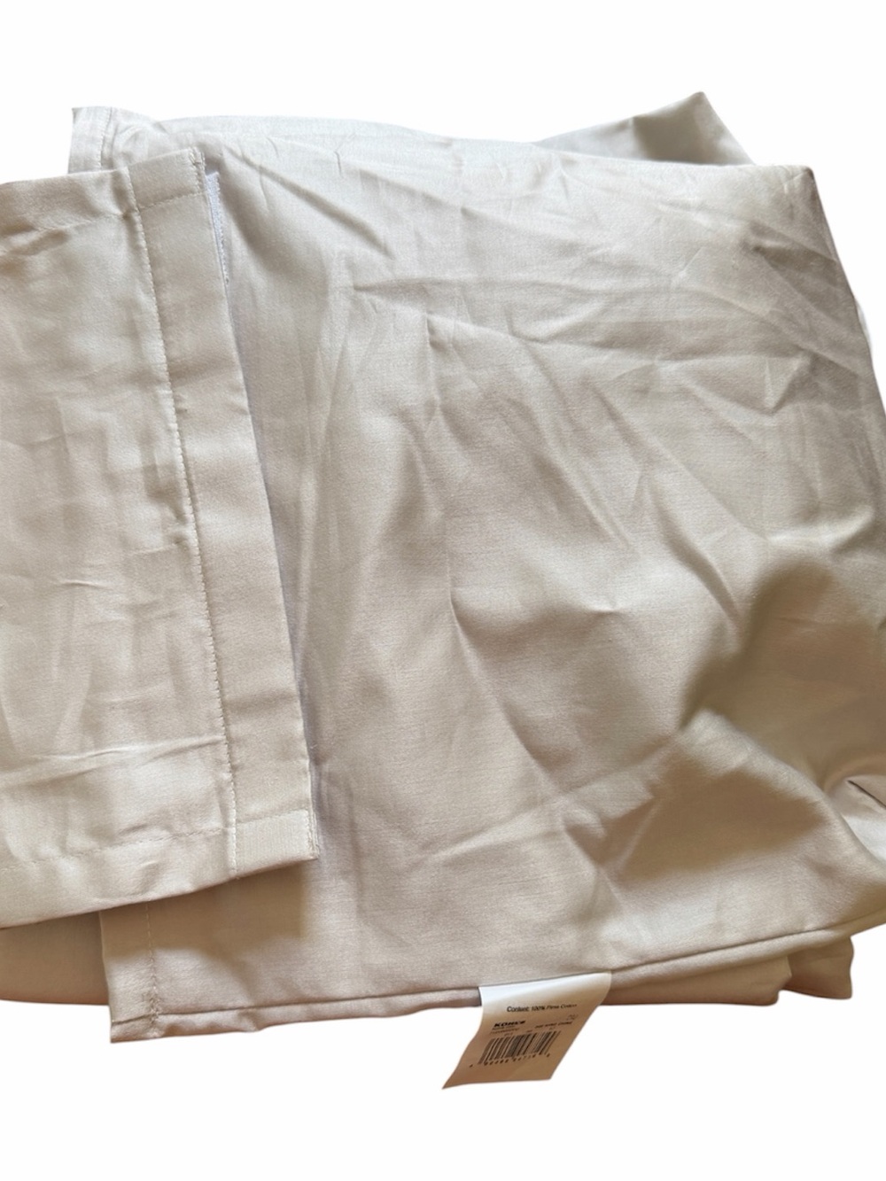 Vera Wang 100% Pima Cotton Flat Sheet Full/Queen Wind Chime NWT